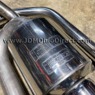 JDM EK9 Mugen Twin Loop Sports Cat Back Exhaust 